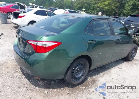 2014 Toyota Corolla Le z USA, uszkodzony, nr VIN 2T1BURHE0EC171099